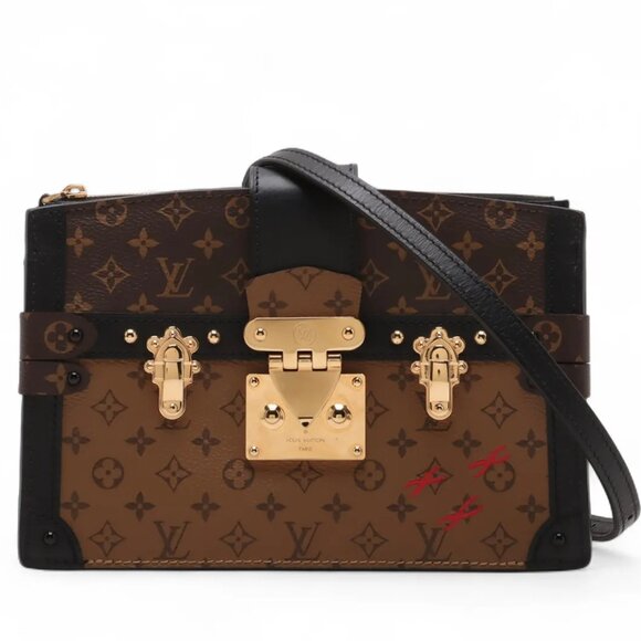 LV Trunk Petite Malle Crossbody Bag - FOR LIVE SHOW LISTING - Picture 1 of 9